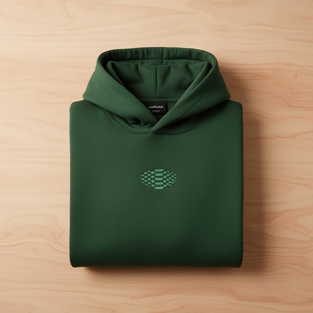 Scale Pattern Hoodie